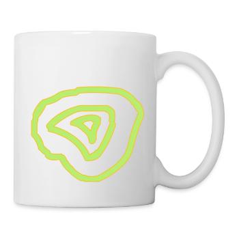 Kreise - Tasse - Weiß - Rechts