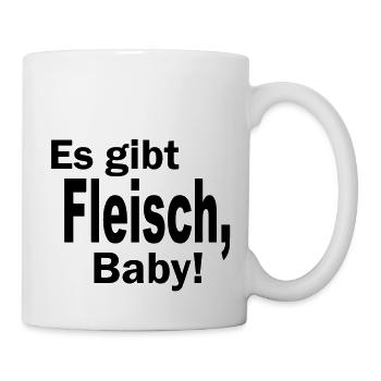 there are meat baby - Mug - white - Right