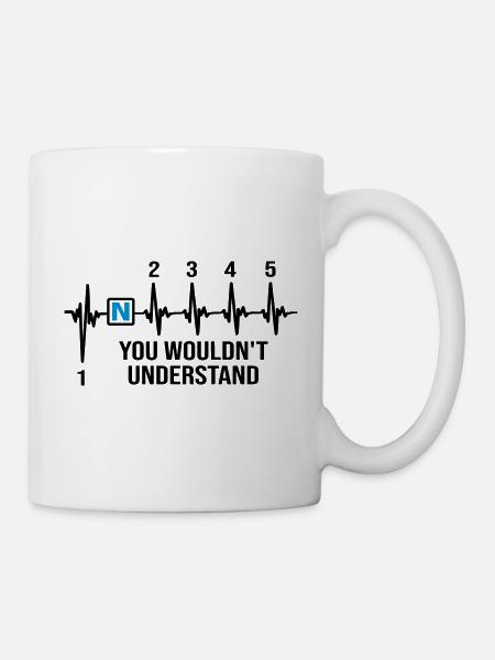 motorcycle shirt - Mug - white