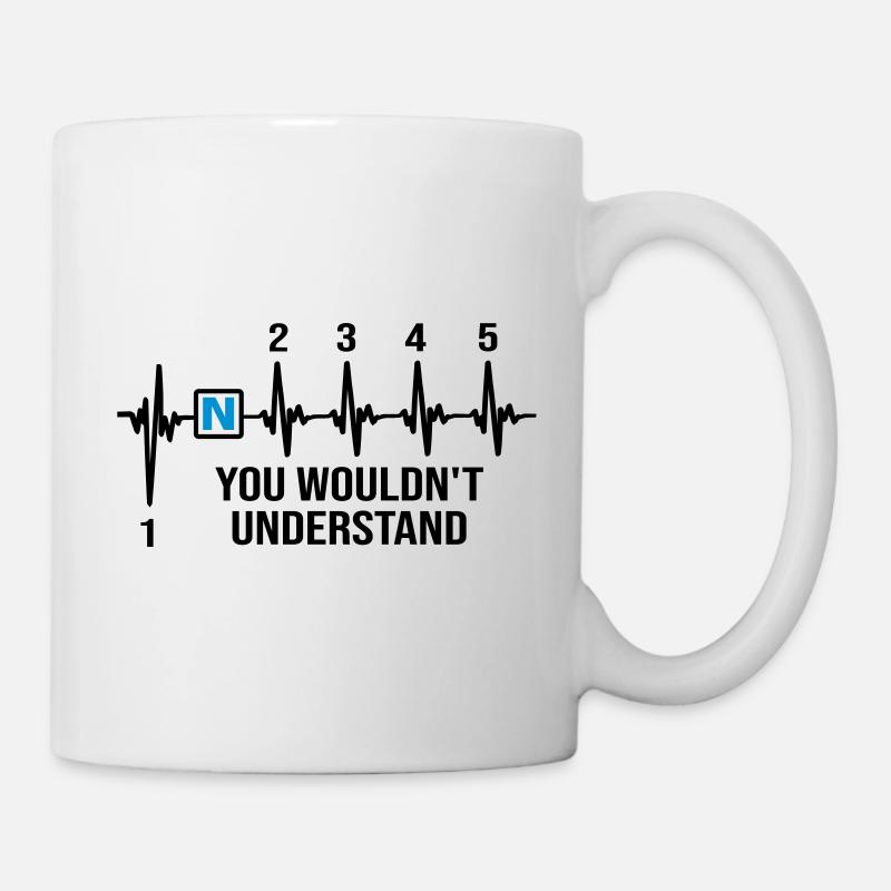 motorcycle shirt - Mug - white