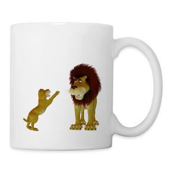 lion rampant - Mug - white - Right
