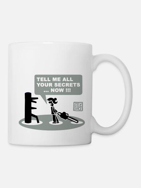 chainsawdummy - Tasse - Weiß