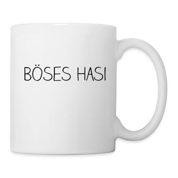 böses hasi - Tasse - Weiß - Rechts