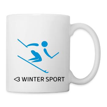 Winter sports - Mug - white - Right