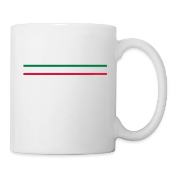 Trait italia - grand - Mug blanc - blanc - Droite