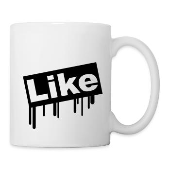 like - Tasse - Weiß - Rechts