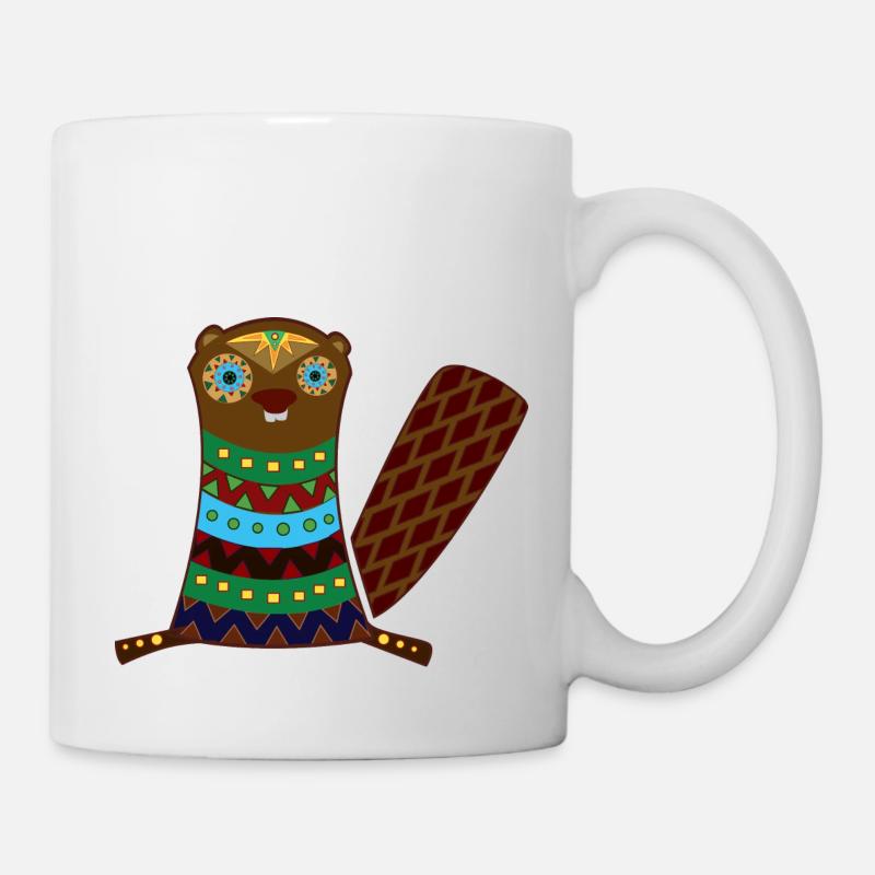 castor - Mug blanc - blanc