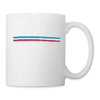 Unterstrich Flag France - Tasse - Weiß - Rechts