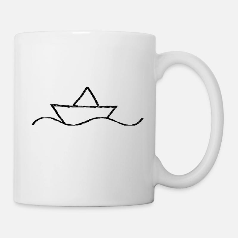 boat - Mug - white