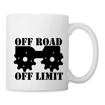 Off Road Off Limit - Tasse - Weiß - Rechts