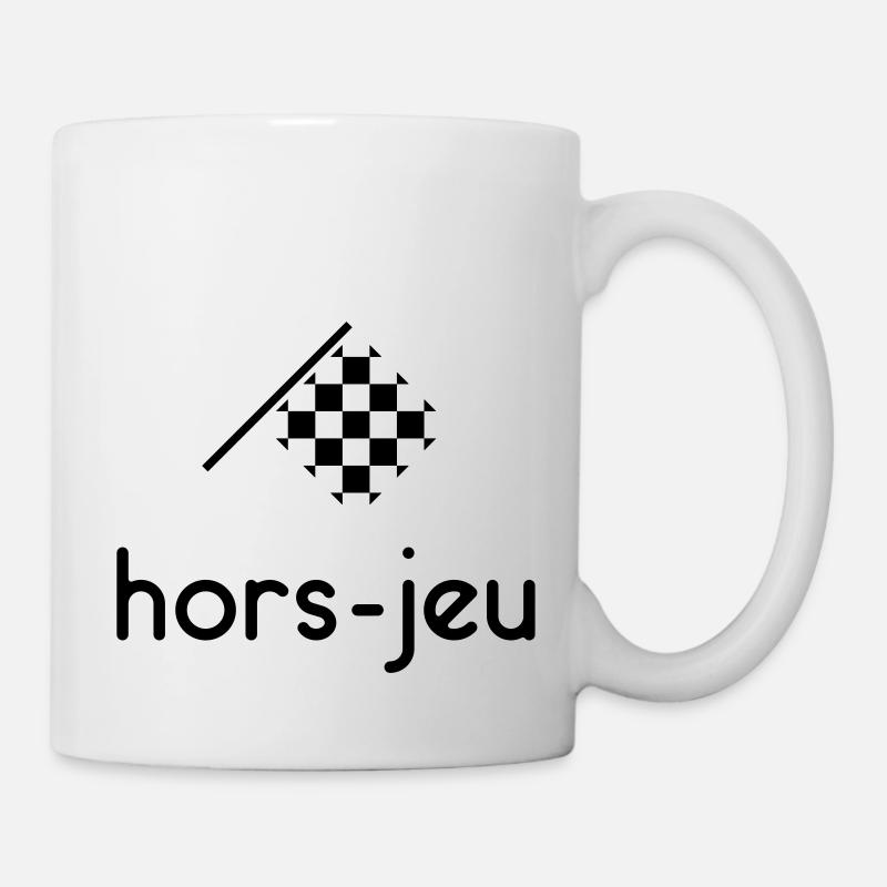Offside Referee Flag - Customizable - Mug - white