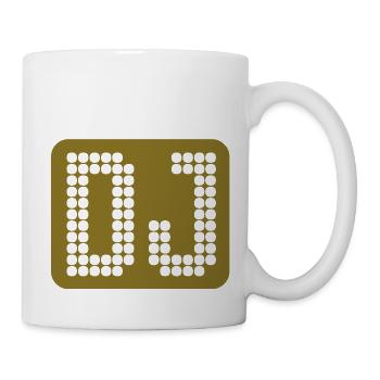 DJ - Tasse - Weiß - Rechts