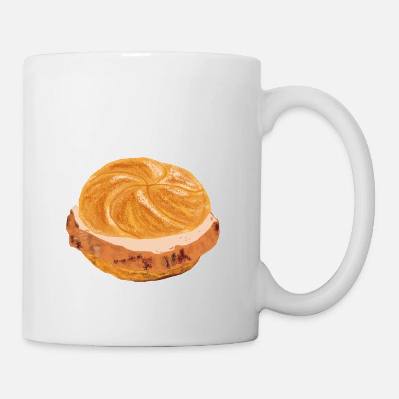 Leberkässemmel zum mitnehmen und verschenken - Tasse - Weiß