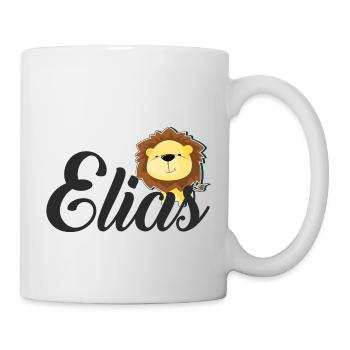 Elias Name Baby Kind Kinder Geschenk - Tasse - Weiß - Rechts