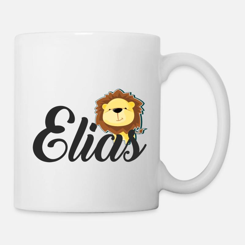 Elias Name Baby Kind Kinder Geschenk - Tasse - Weiß