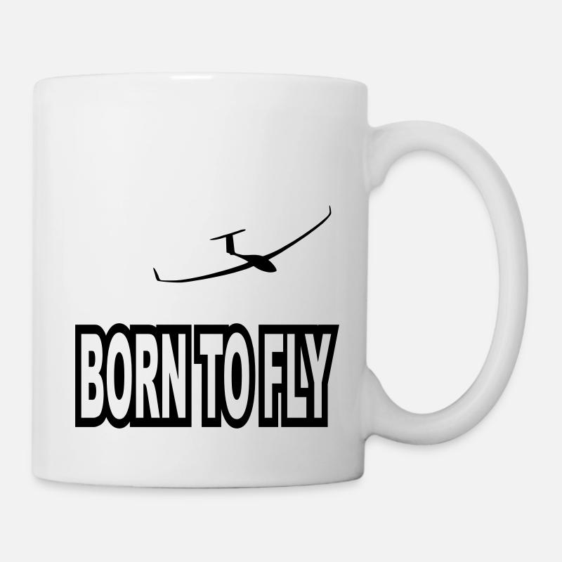 né pour voler - Mug blanc - blanc