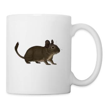 Rongeurs Degu Cool Cool Mignons - Mug blanc - blanc - Droite