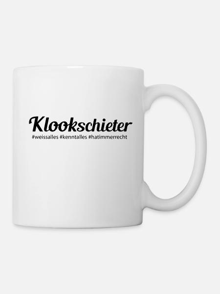 Klookschieter - Mug blanc - blanc