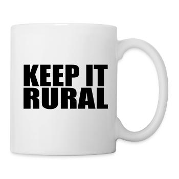 Keep it agriculture rurale citation Copie - Mug blanc - blanc - Droite