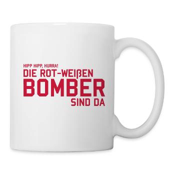 Die rot-weißen Bomber - Tasse - Weiß - Rechts