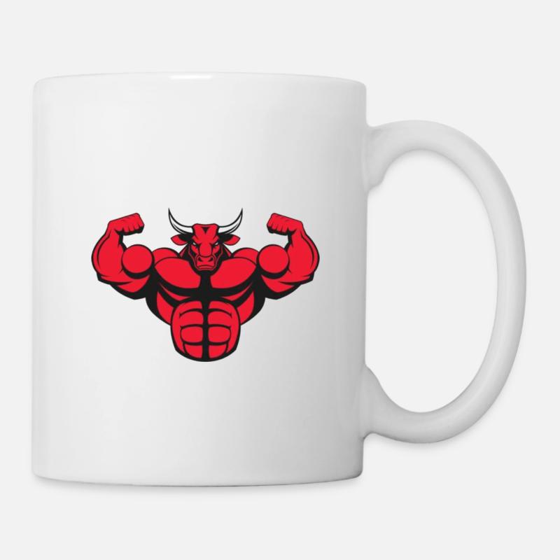 Stier - Tasse - Weiß