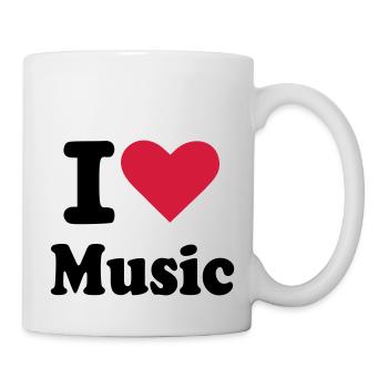 Musik - Tasse - Weiß - Rechts