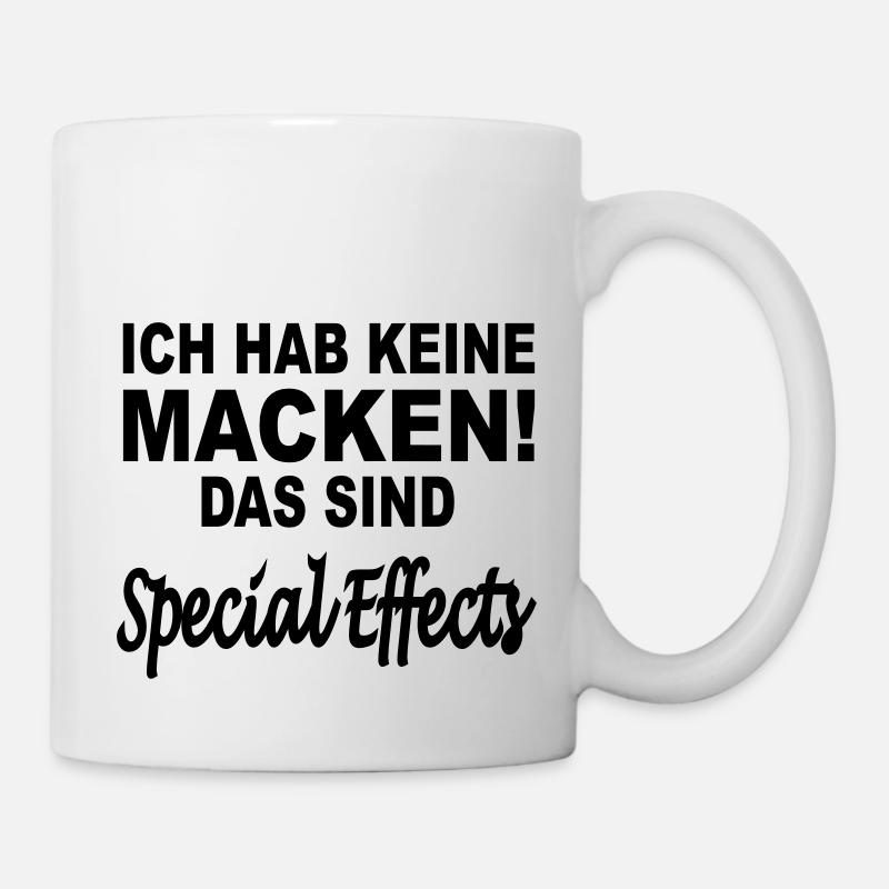 ich hab keine macken - Tasse - Weiß