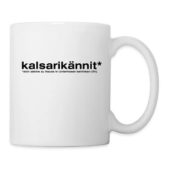 Kalsarikännit schwarz - Tasse - Weiß - Rechts
