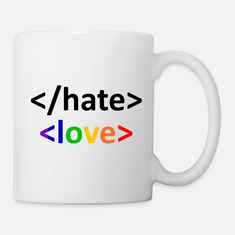 Cod shirt gay pride - Mug - white