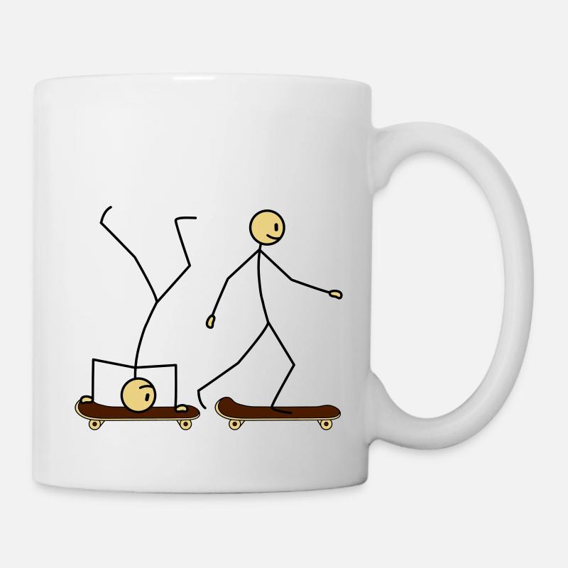 Skateboard Fun - Mug blanc - blanc