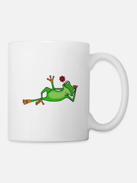 Salut grenouille - Mug blanc - blanc