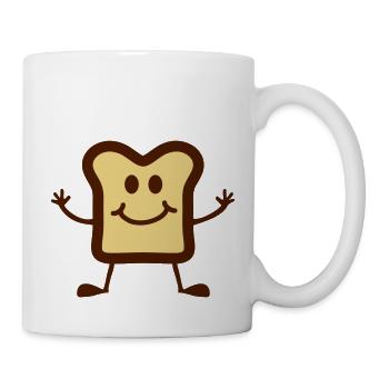 Funny Toast - Mug blanc - blanc - Droite