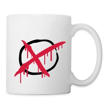 X - Mug blanc - blanc - Droite