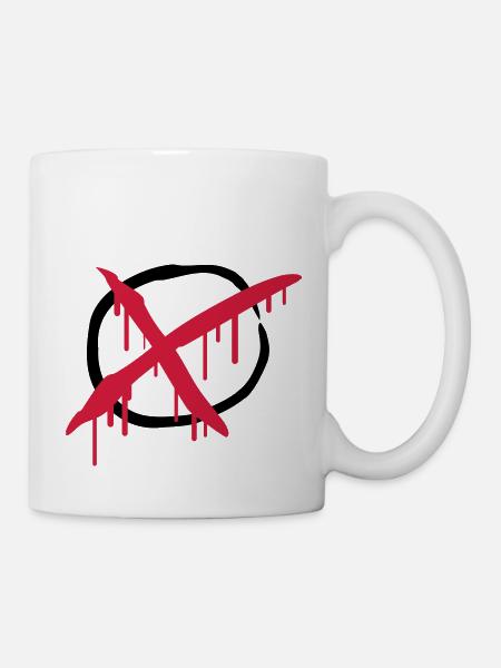 X - Tasse - Weiß