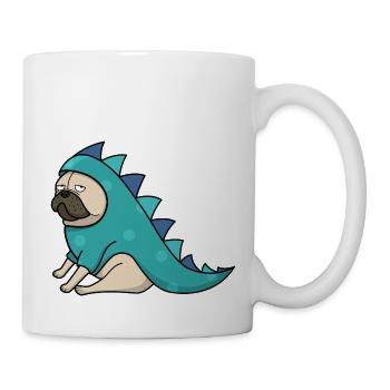 Dino Pug - Mug - white - Right