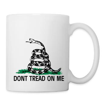 Gadsden Flag - Tasse - Weiß - Rechts