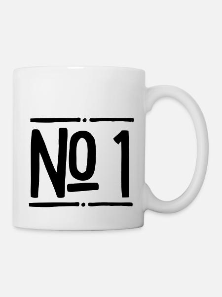 Nummer 1 - Tasse - Weiß