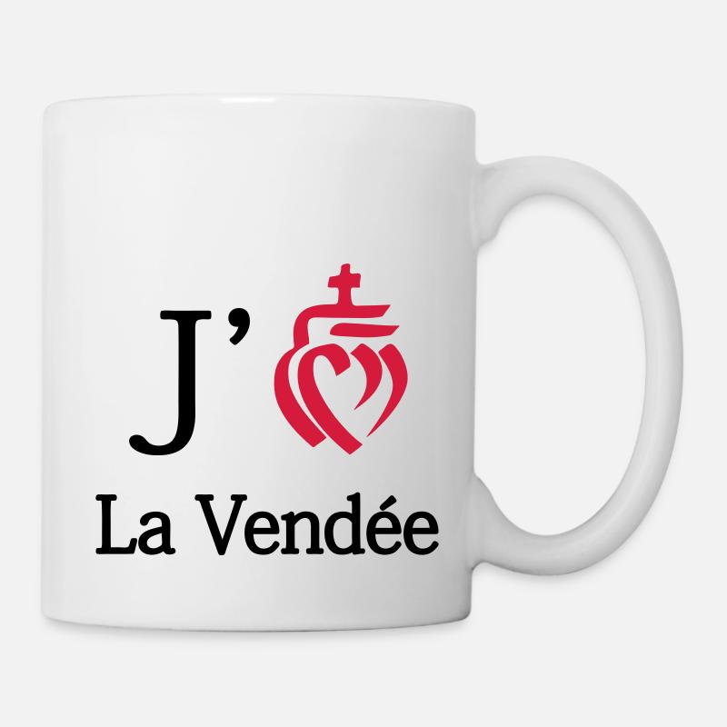 j'aime la Vendée - Mug blanc - blanc
