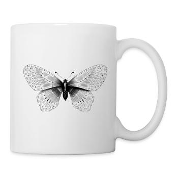 BUTTERFLY - Tasse - Weiß - Rechts