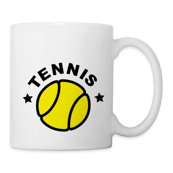tennis - Tasse - Weiß - Rechts