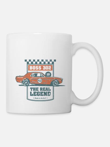 Racing 302 - The Real Legend - Tasse - Weiß