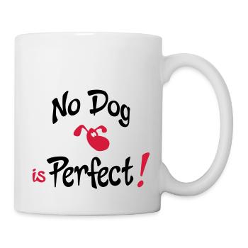 humorous dog - Mug - white - Right