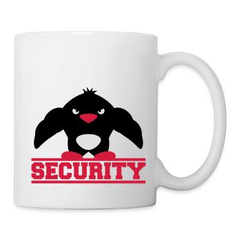 Security Muscle Penguin - Mug - white - Right