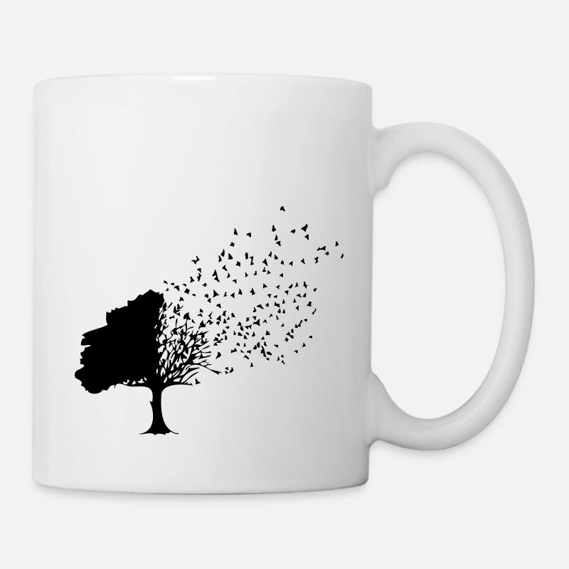 Herbst - Tasse - Weiß