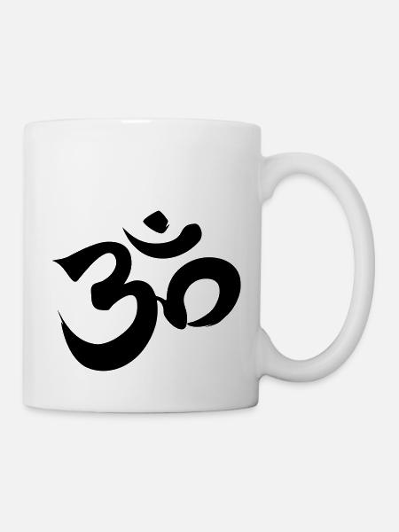 aum om2 - Tasse - Weiß