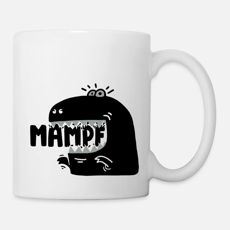 Super hungriger Mampf-T-Rex! - Tasse - Weiß