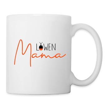 Löwen Mama - wählt die Farben selbst! - Tasse - Weiß - Rechts