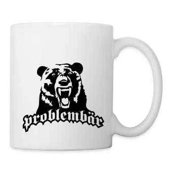 Problembär - Tasse - Weiß - Rechts