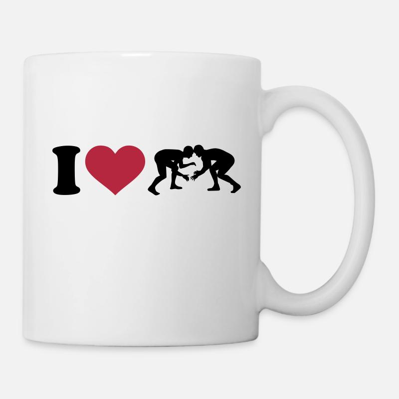 Ringen - Tasse - Weiß