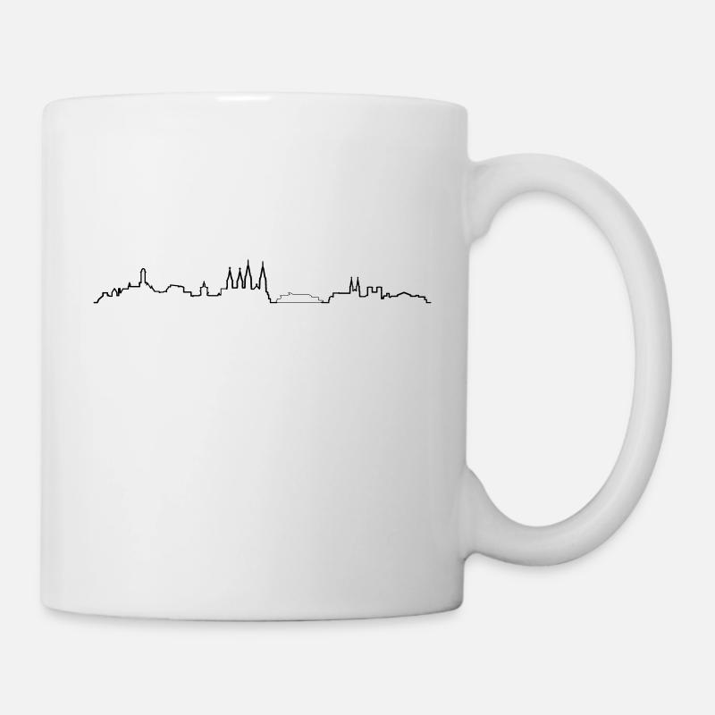 Skyline Bamberg - Tasse - Weiß